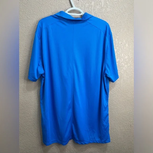 Nike Dri Fit Royal Blue Short Sleeve Polo Size XL - Picture 3 of 3